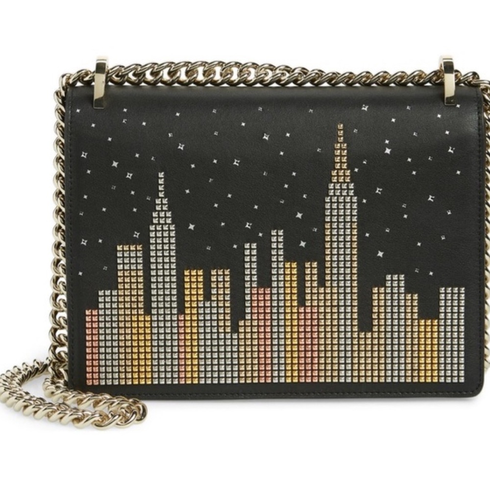 Kate Spade Marci Light up Bag NY City Glitzy Ritzy Skyline shoulder bag RARE - Picture 2 of 6